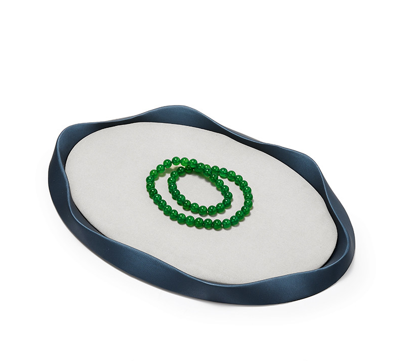 Leather Microfiber Jewelry Tray