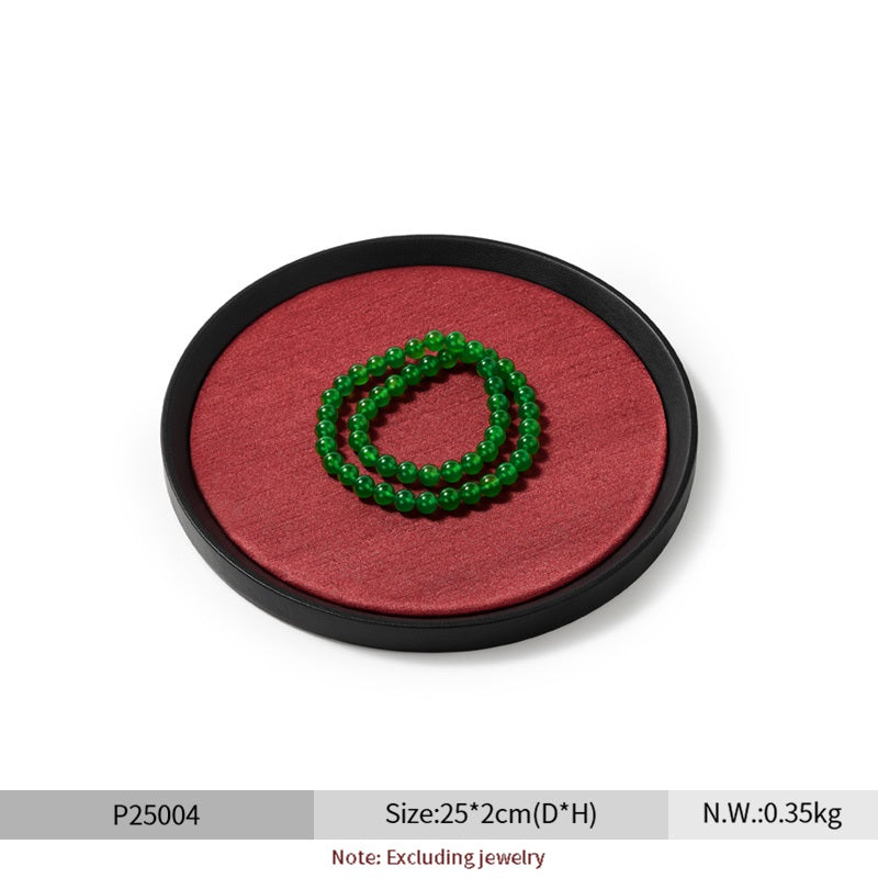 Leather Microfiber Jewelry Tray