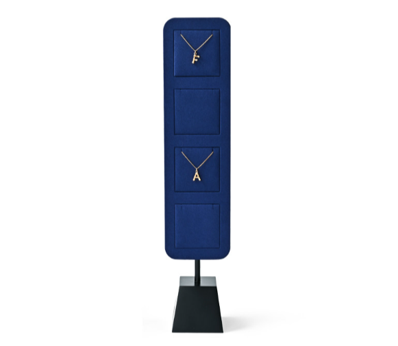 Black & Blue Jewelry Display Stand
