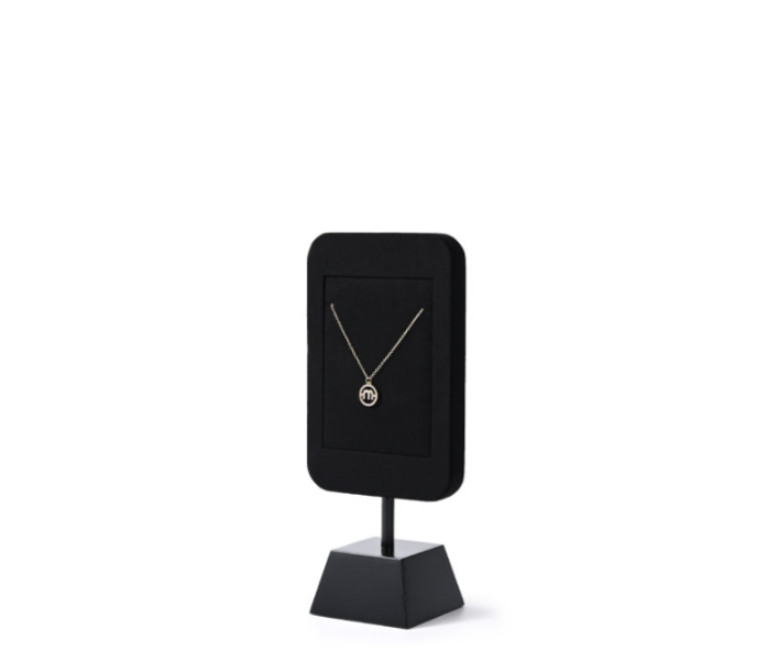 Black Microfiber Jewelry Display Stand