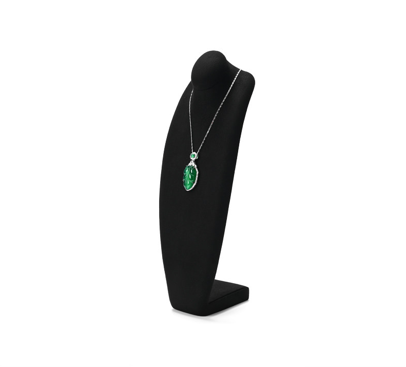 Microfiber Jewelry Display Bust