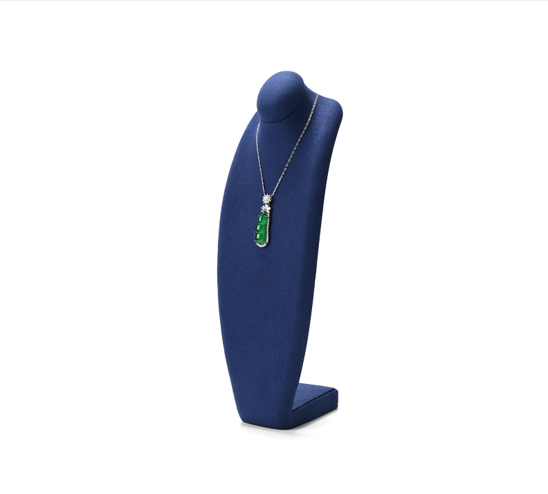 Microfiber Jewelry Display Bust