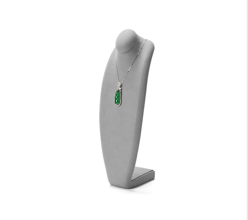 Microfiber Jewelry Display Bust