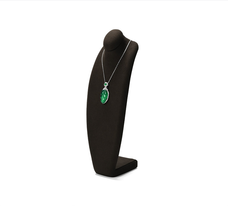 Microfiber Jewelry Display Bust