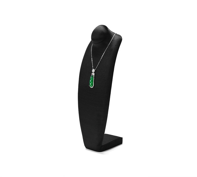 Microfiber Jewelry Display Bust