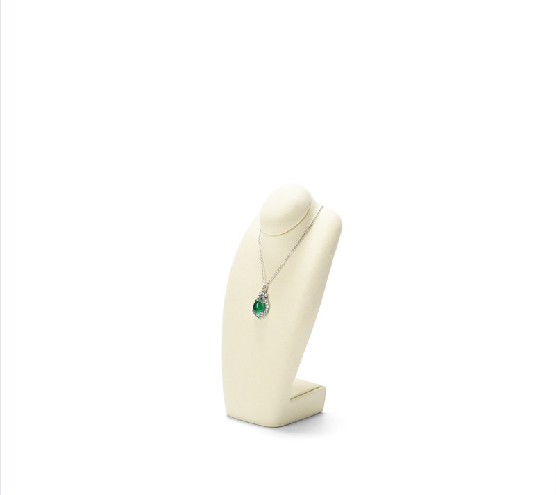 Microfiber Jewelry Display Bust
