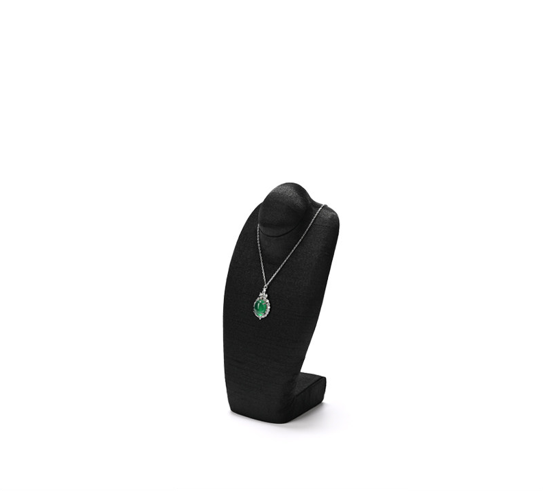 Microfiber Jewelry Display Bust