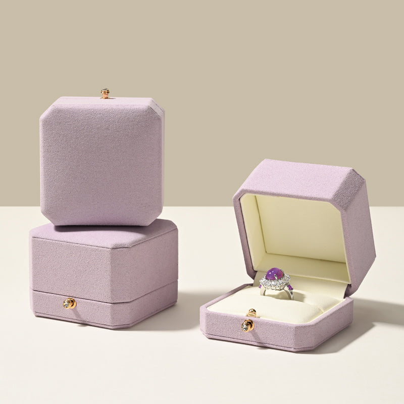 Purple Double Jewelry Box