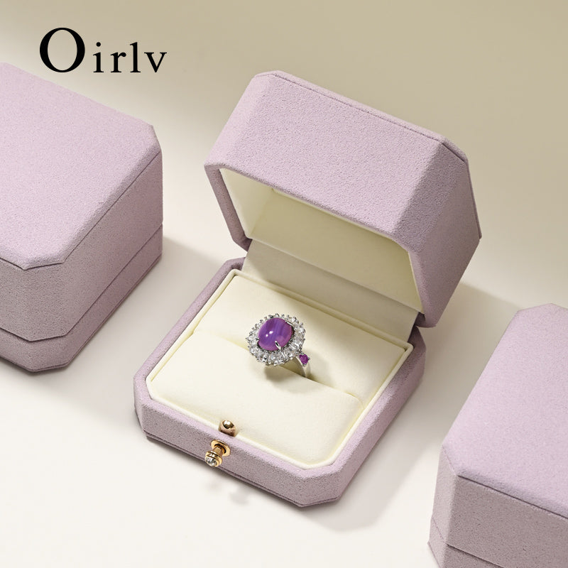 Purple Double Jewelry Box