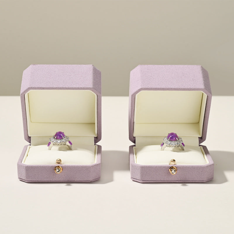 Purple Double Jewelry Box