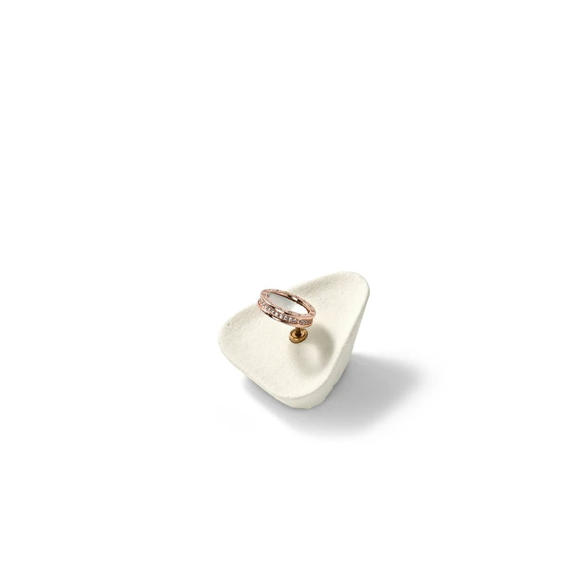 Beige Microfiber Jewelry Display Set