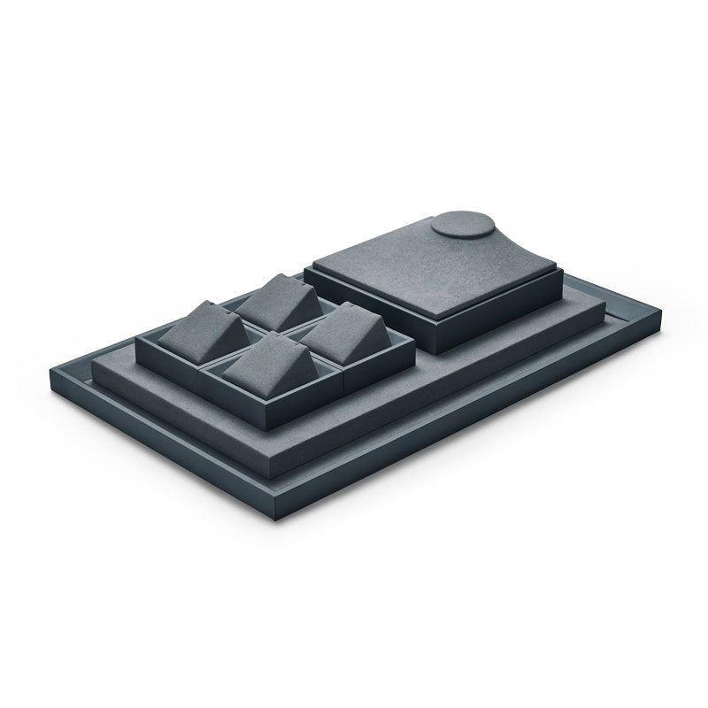 Gray Jewelry Display Set