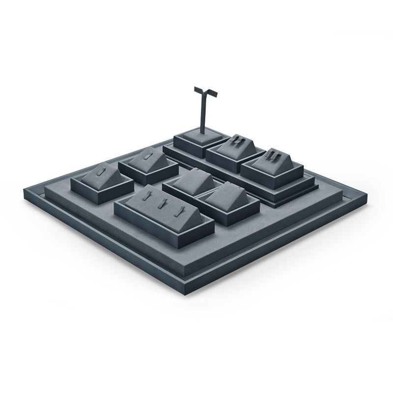 Gray Jewelry Display Set