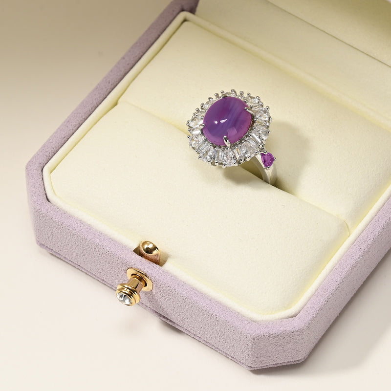 Purple Double Jewelry Box