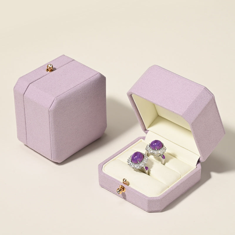 Purple Double Jewelry Box