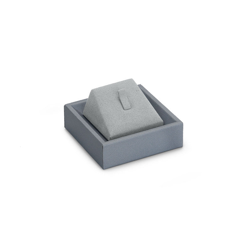 Gray Microfiber Jewelry Display Set