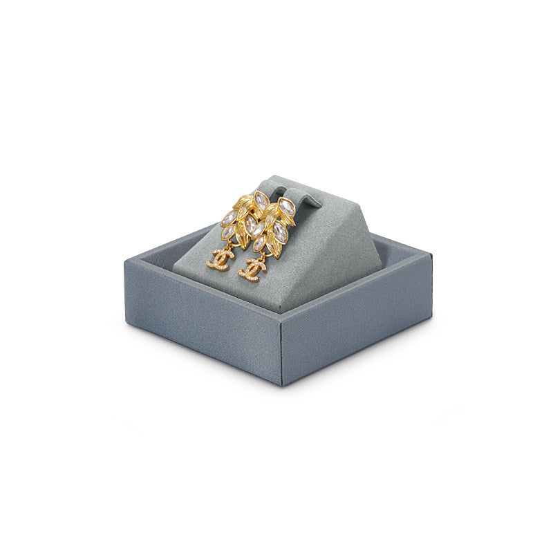 Gray Microfiber Jewelry Display Set