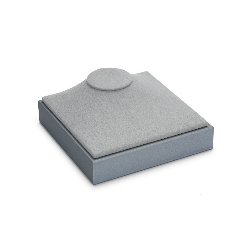 Gray Microfiber Jewelry Display Set