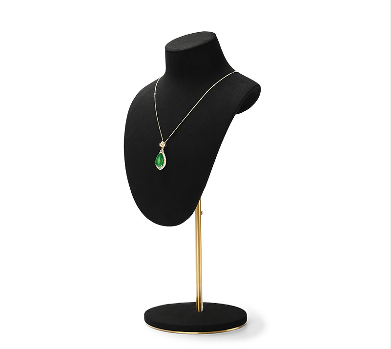 Black Microfiber Jewelry Display Set
