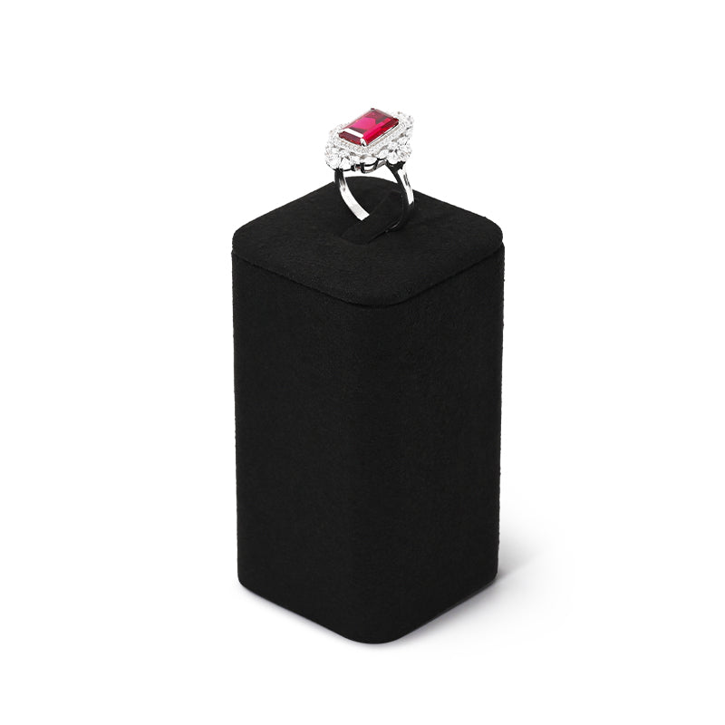 Black Microfiber Jewelry Display Set