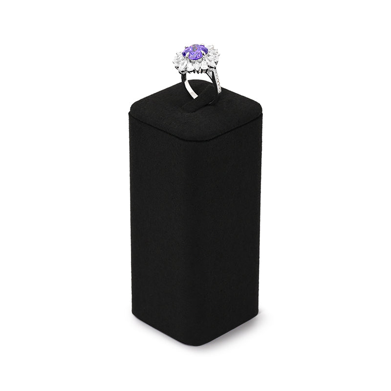 Black Microfiber Jewelry Display Set
