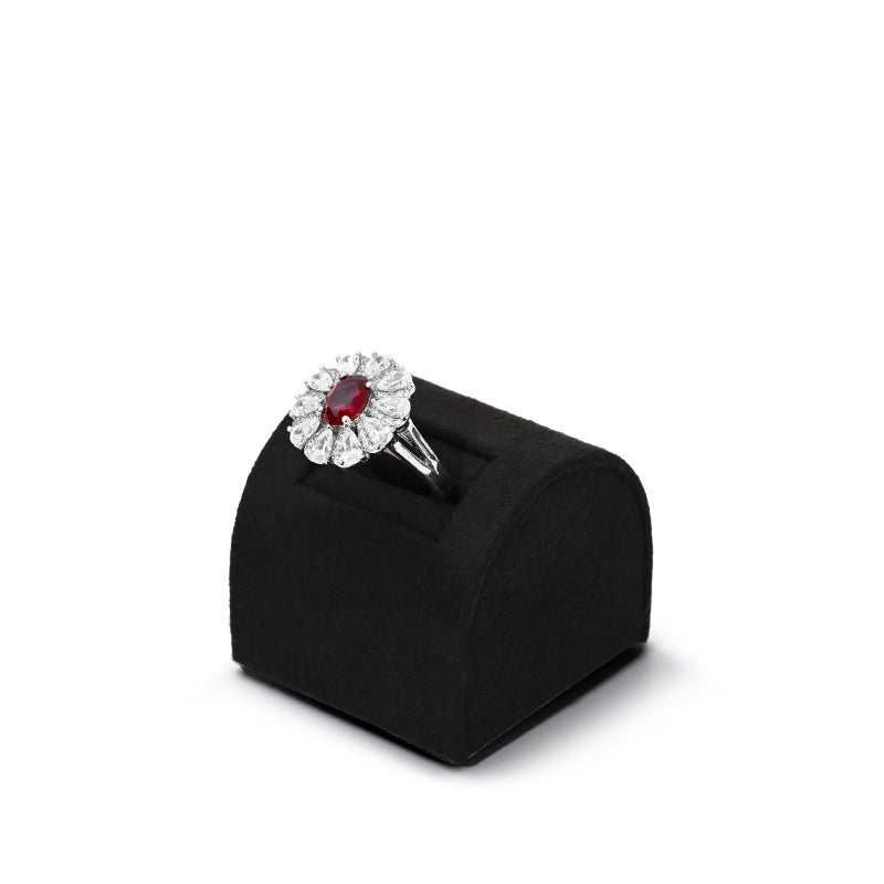 Black Microfiber Jewelry Display Set