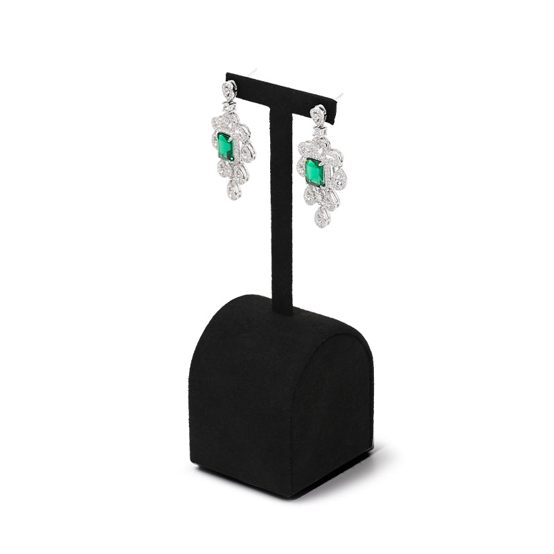 Black Microfiber Jewelry Display Set