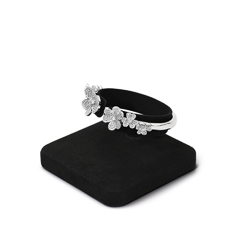 Black Microfiber Jewelry Display Set