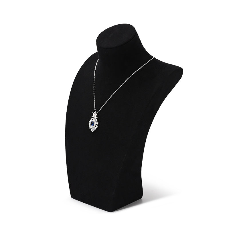 Black Microfiber Jewelry Display Set