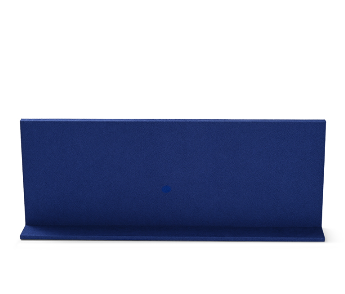 Blue Microfiber Wooden Jewelry Display Set