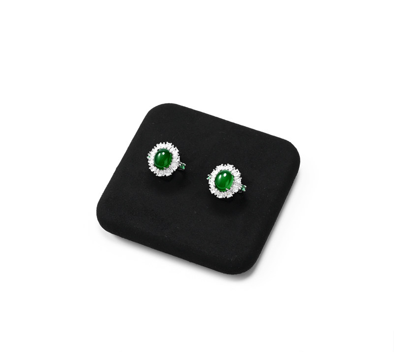 Black Microfiber Jewelry Display Set
