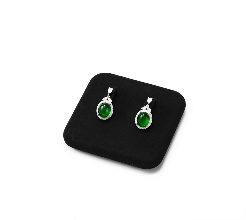Black Microfiber Jewelry Display Set