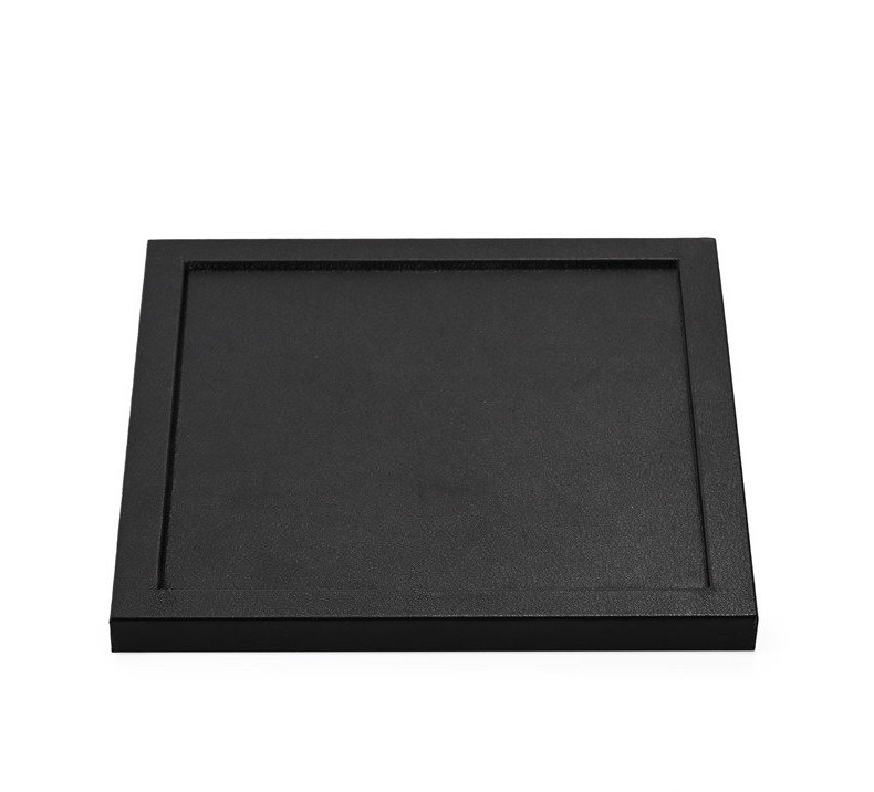 Black Leather Jewelry Display Set