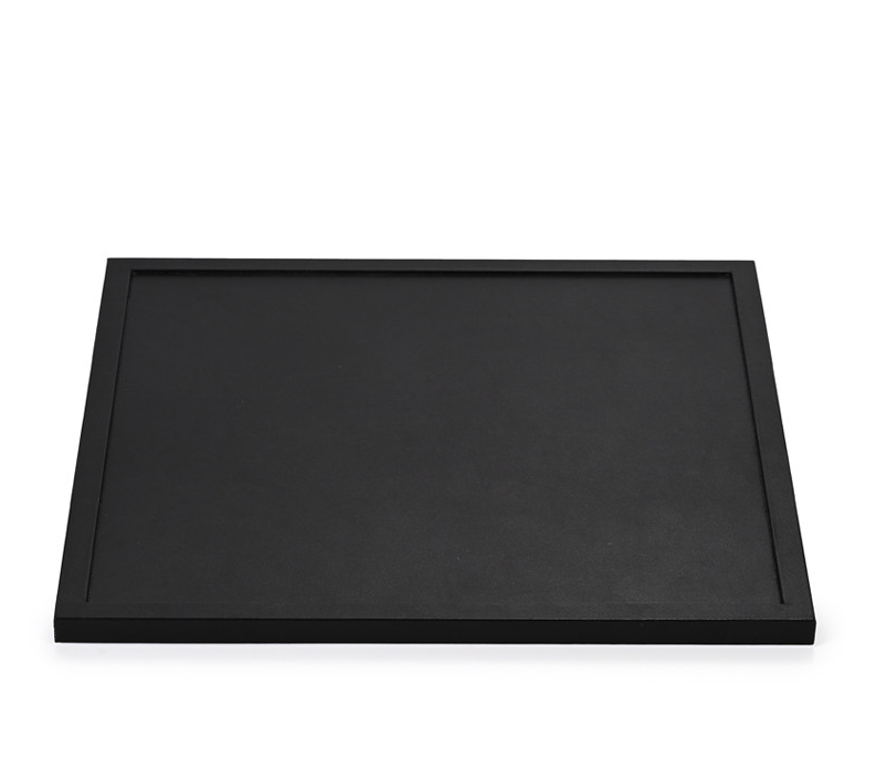 Black Leather Jewelry Display Set