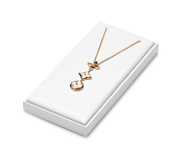 White Leather Jewelry Display Set