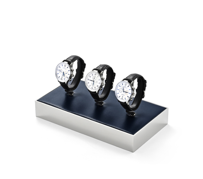 Blue Metal Watch Display Set