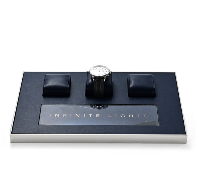 Blue Metal Watch Display Set