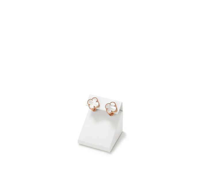 White PU Leather Jewelry Display Set
