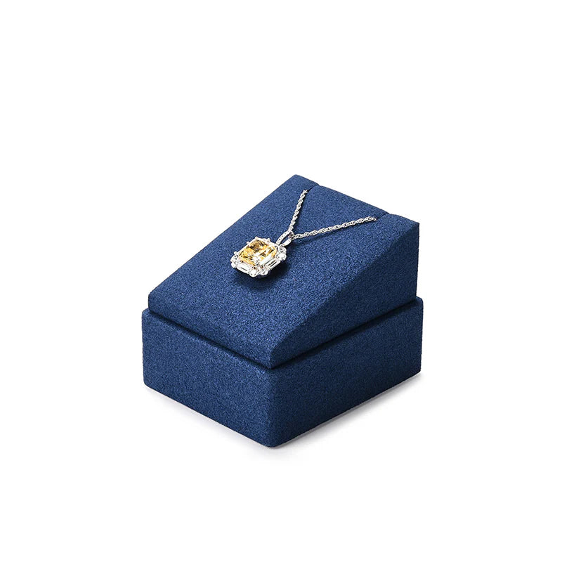 Blue Microfiber Jewelry Display Set