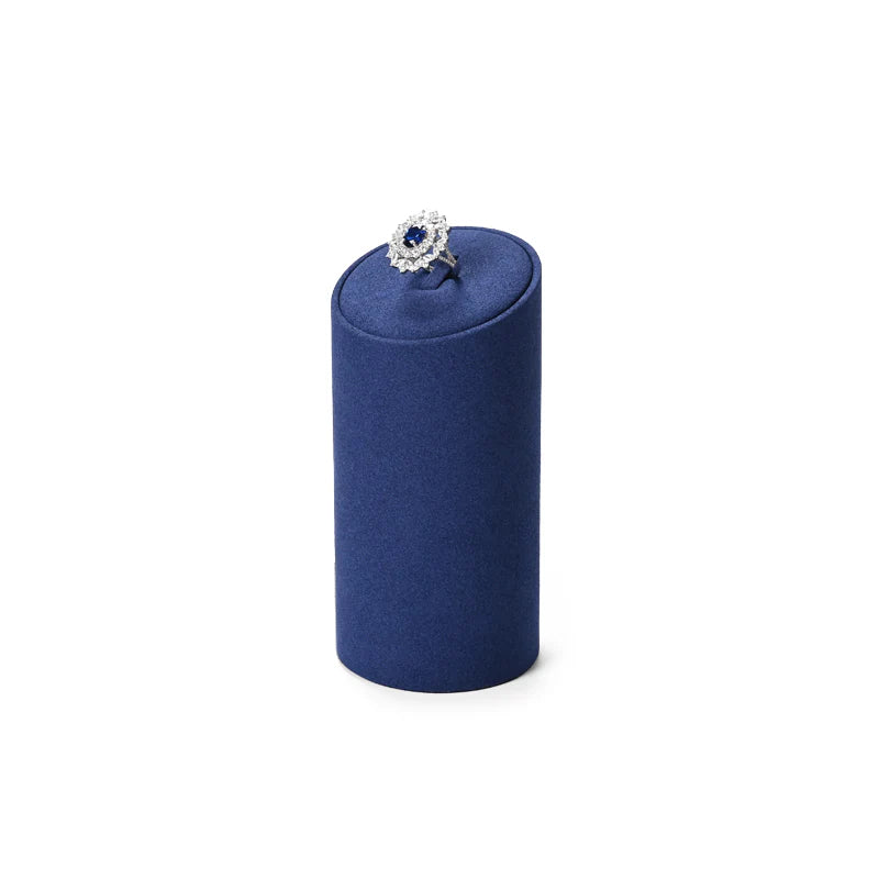 Blue Microfiber Jewelry Display Set