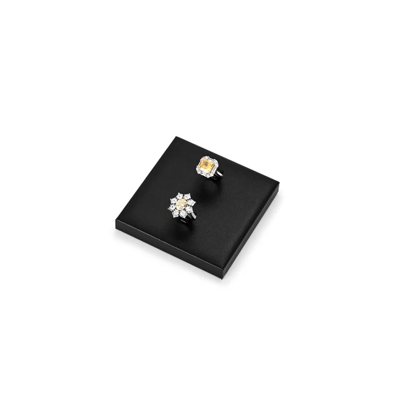 Black PU Leather Jewelry Display Set