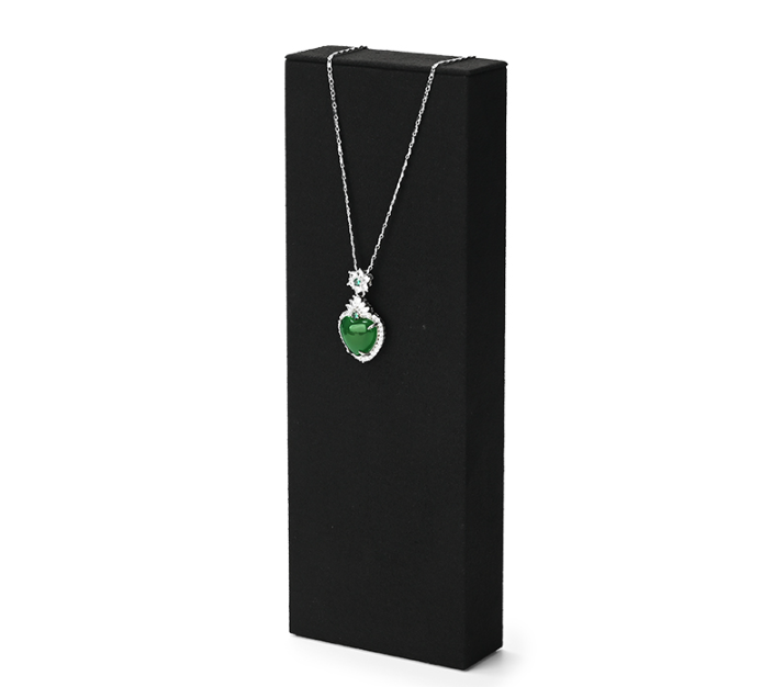 Black Microfiber Jewelry Display Stand
