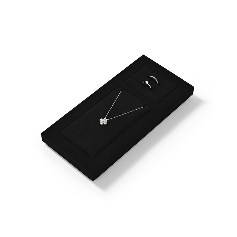 Beige Microfiber Necklace Display Stand