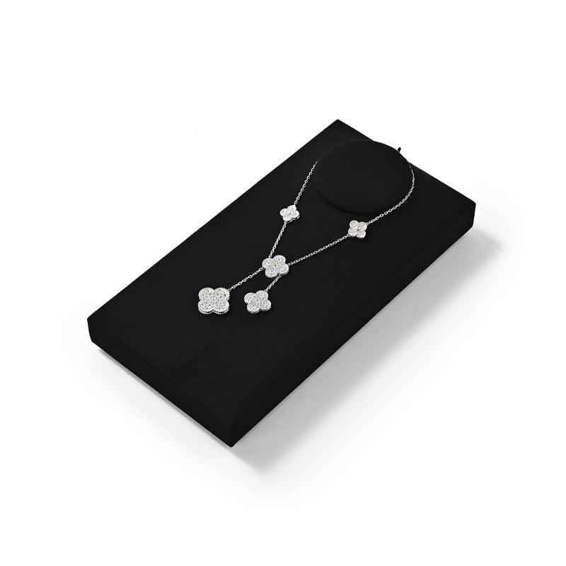 Beige Microfiber Necklace Display Stand