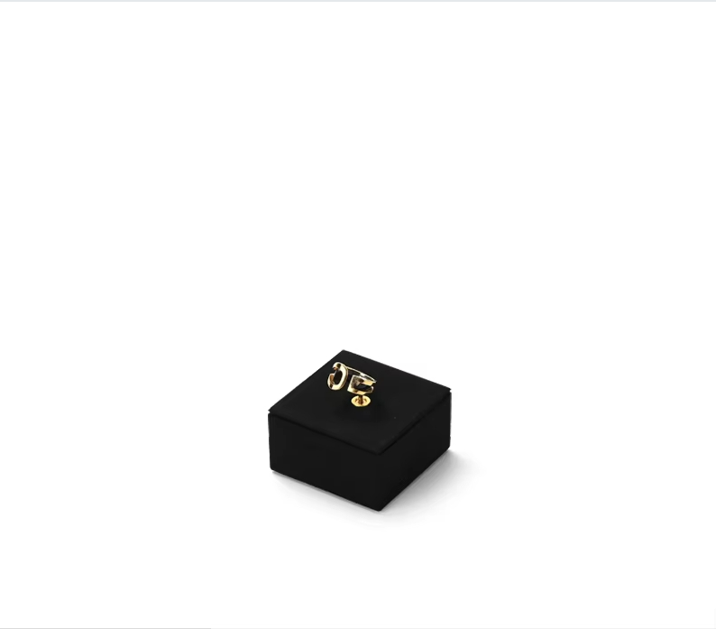 Black Microfiber Jewelry Display Set