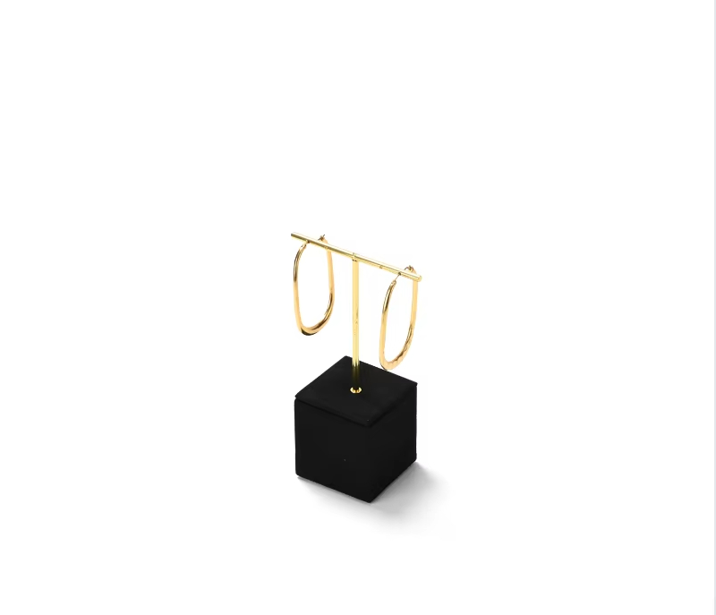 Black Microfiber Jewelry Display Set