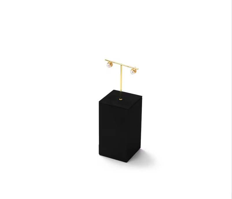 Black Microfiber Jewelry Display Set
