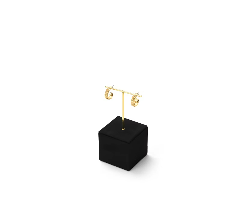 Black Microfiber Jewelry Display Set