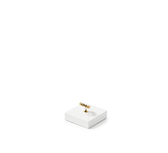 White MDF Jewelry Display Stand