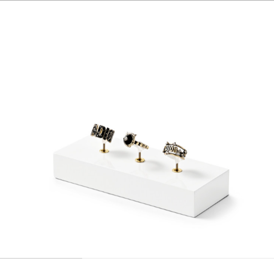 White MDF Jewelry Display Stand